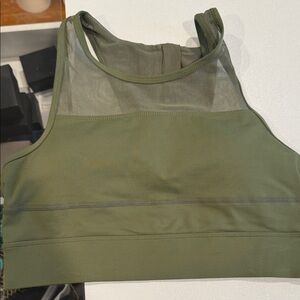 Zyia Olive Green Women's Sports Bra